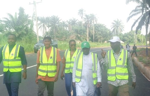 Don’t destroy new roads with burning of tyres – FERMA begs Abia residents