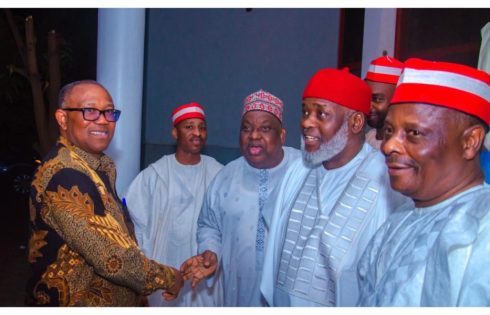 2027 elections: Obi, Dickson meet Kwankwaso in Abuja ahead of NDC convention