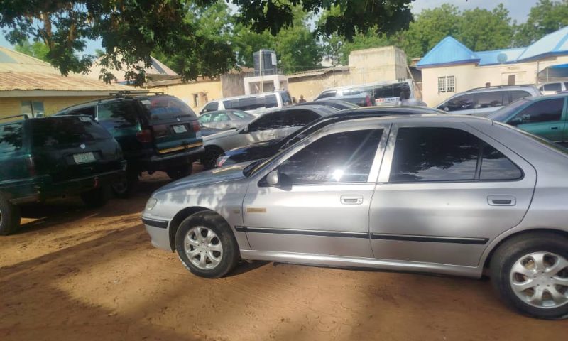 Police impound vehicles over registration, tinted glass violations amid security concerns