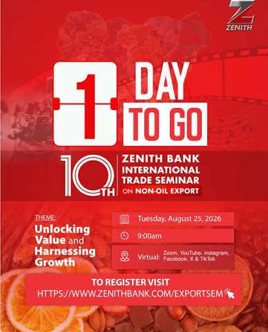 ZENITH BANK’S 10TH INTERNATIONAL TRADE SEMINAR SETS OUT STRATEGIES TO SCALE NIGERIA’S NON-OIL EXPORTS