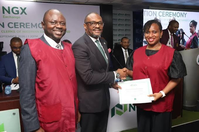 NGX inducts 103 dealing clerks, reinforces market integrity