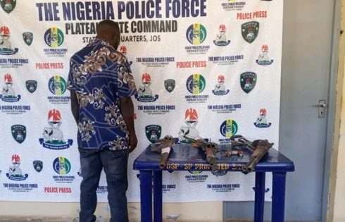 Plateau police arrest man for killing wife, recover three rifles, live cartridges