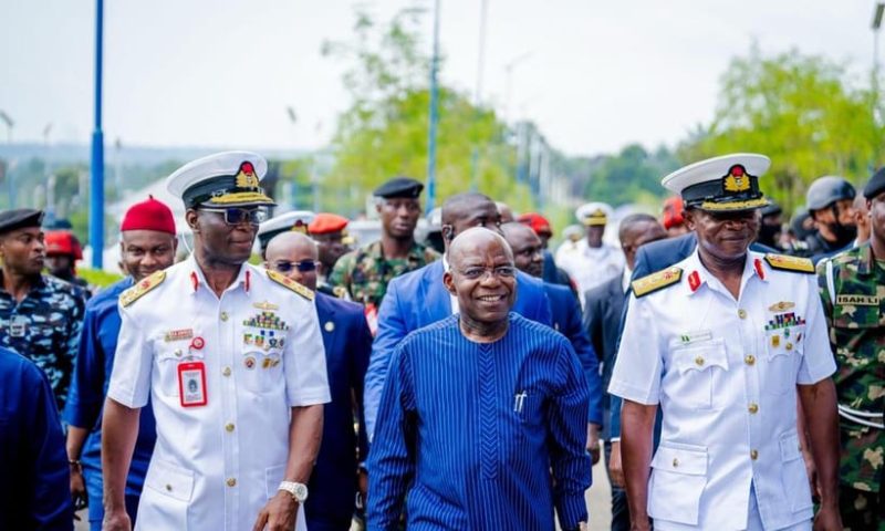 Chief of Naval Staff praises security agencies , govt for maintaining peace in Abia